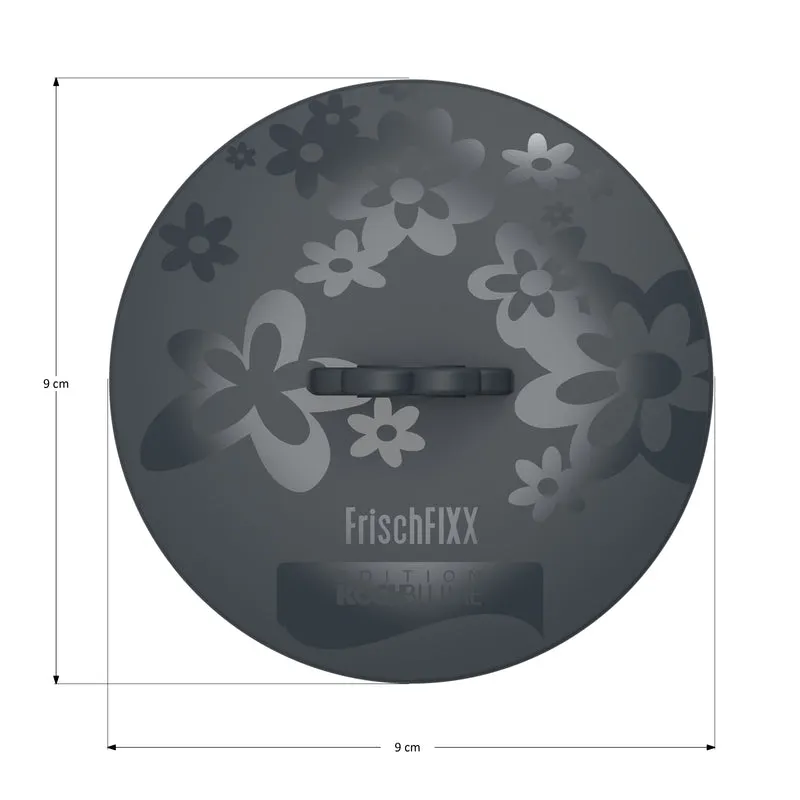 FrischFIXX 9cm anthrazit Silikondeckel