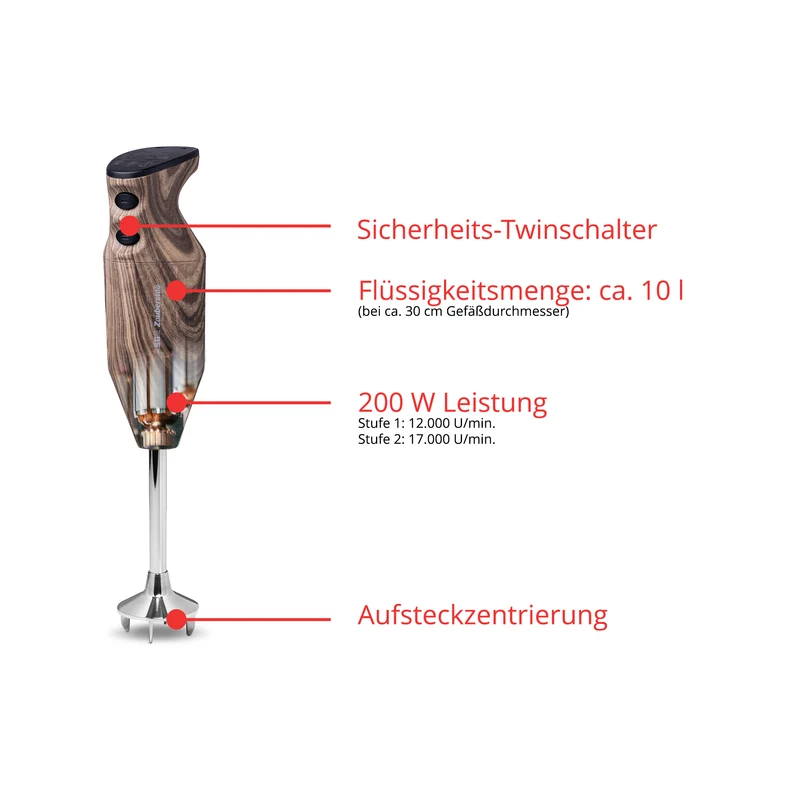 ESGE-Zauberstab Design Edition Nussbaum
