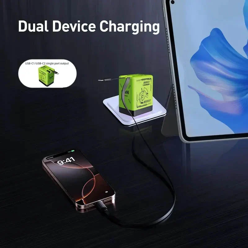 GaNPro 45W Inklapbare Snellader Cube