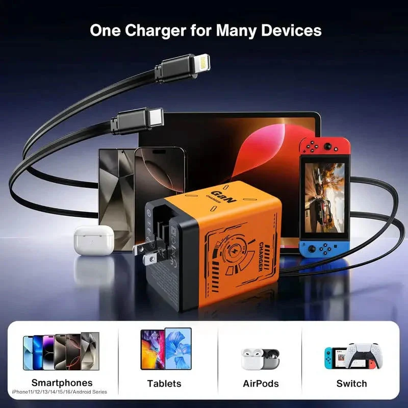 GaNPro 45W Inklapbare Snellader Cube