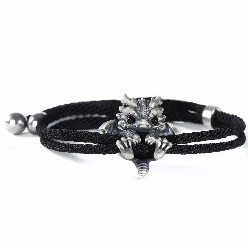 Handgemaakte Verstelbare Baby Draak Armband