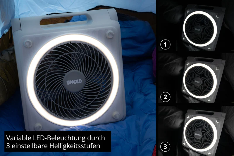 Solarventilator Camping