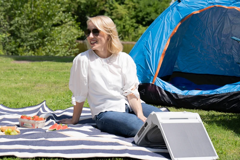 Solarventilator Camping
