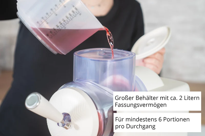 2in1 Slush- und Softeismaschine Sofie