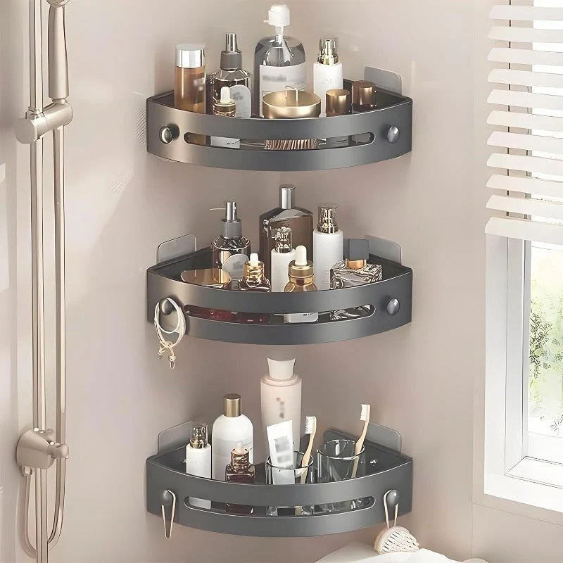 Geen-Boor Driehoekige Douche Caddy