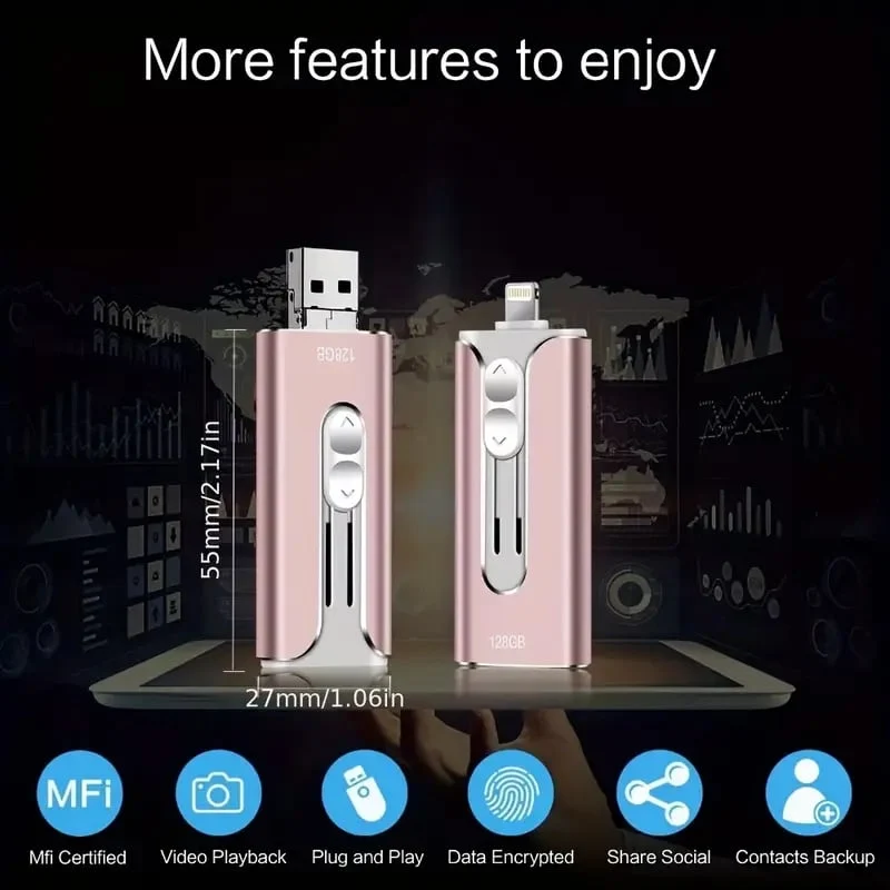 FileNest 4-in-1 USB Externe Geheugenopslag
