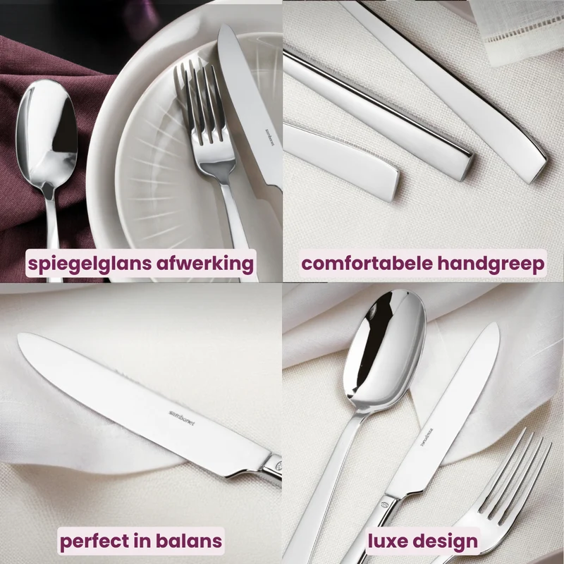 Sambonet Besteckset Flat - Kupfer - 24-teilig / 6 Personen