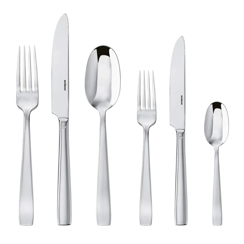 Sambonet Besteckset Flat - Edelstahl - 36-teilig / 6 Personen