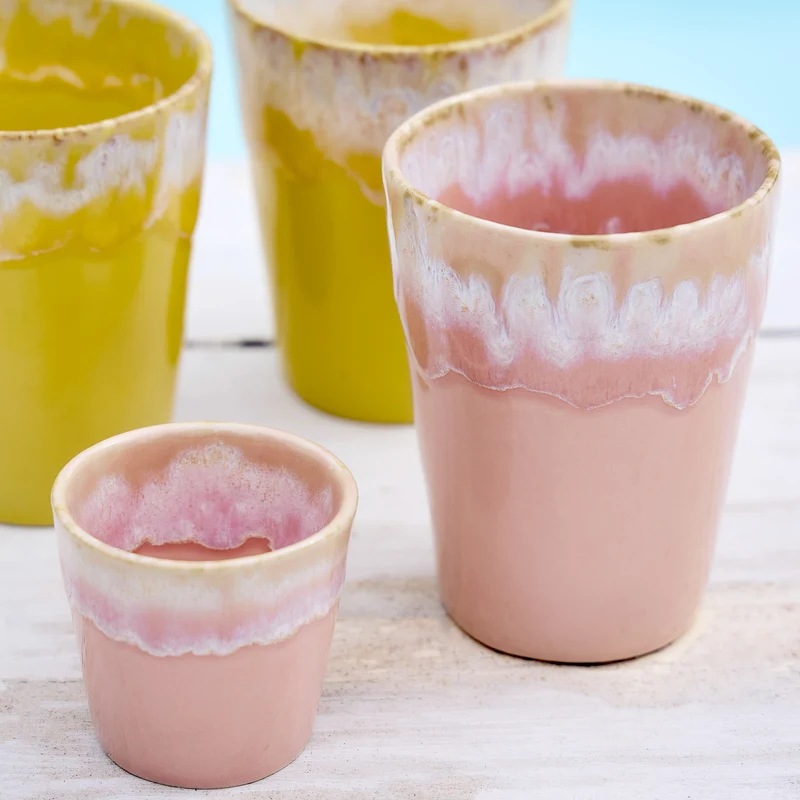 Costa Nova Espresso Tassen Grespresso Soft Pink 80 ml - 8 Stück - Geschenkbox