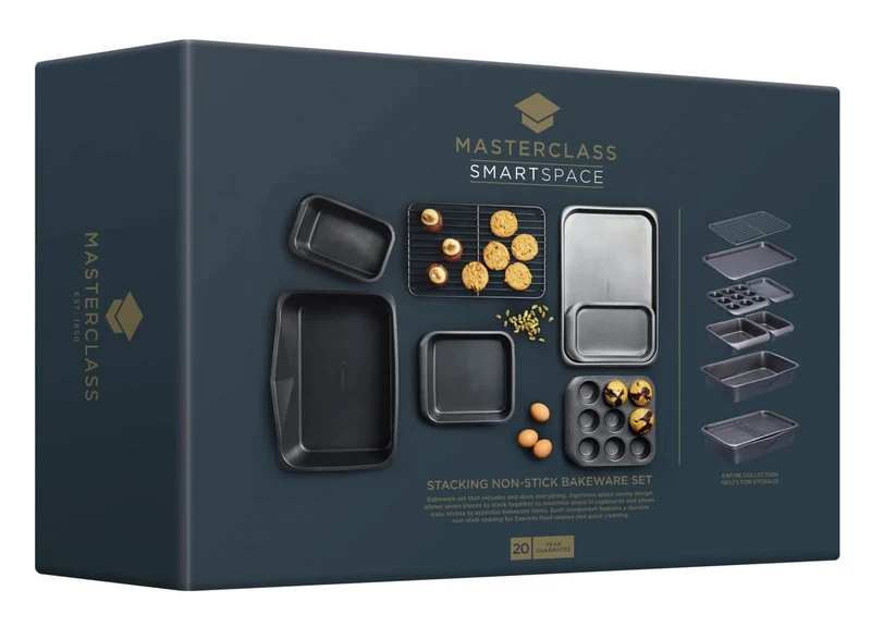 MasterClass Backset Smart Space 7-Teilig - Standard Antihaftbeschichtung