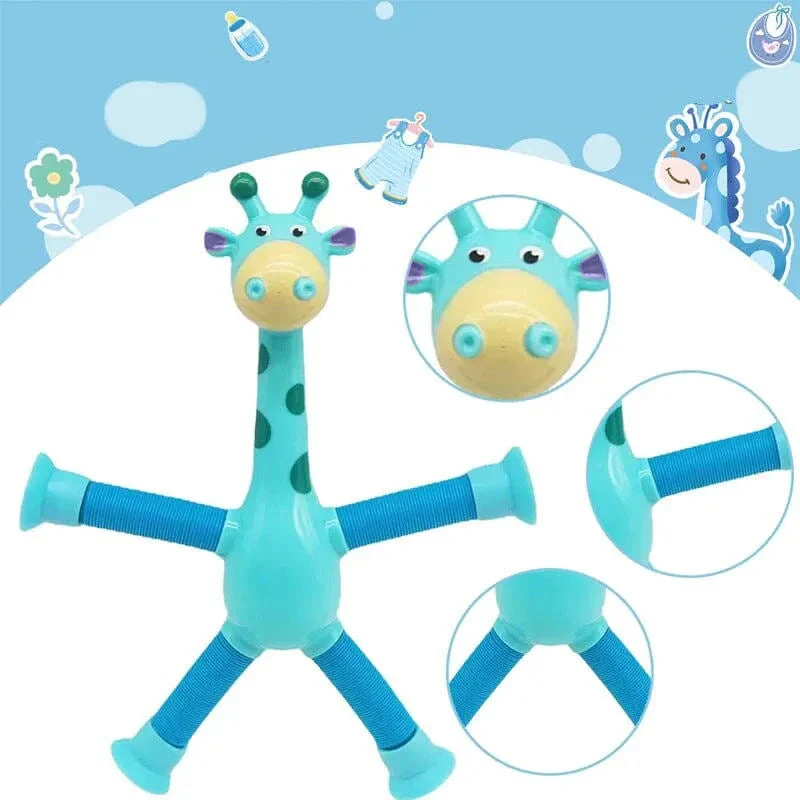 GiraffeStretch – Leuk Telescoop Zuig Speelgoed