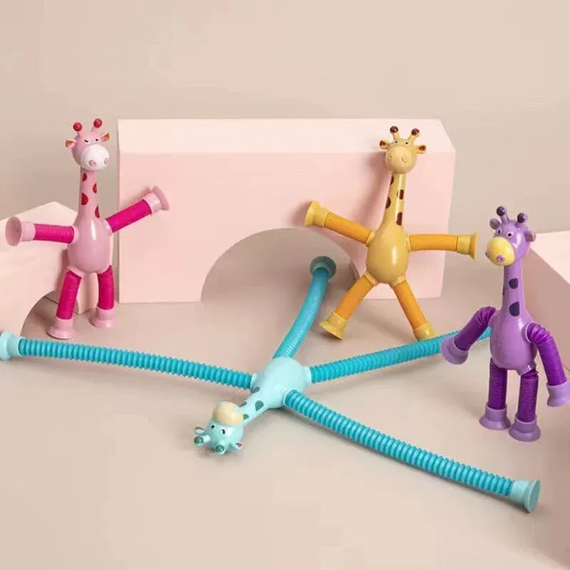 GiraffeStretch – Leuk Telescoop Zuig Speelgoed