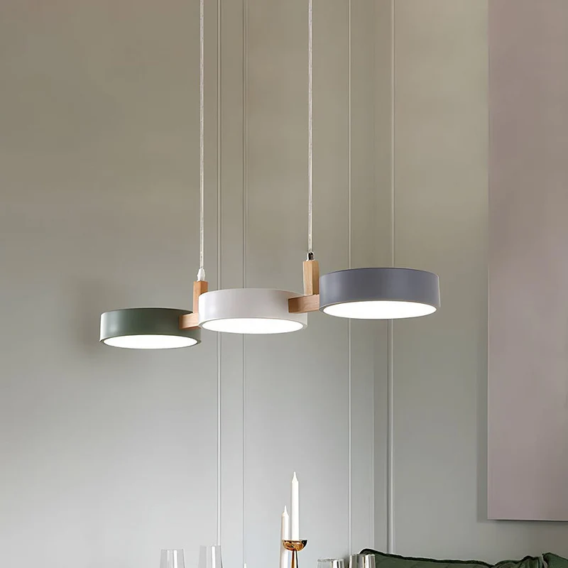 Noordse Flush Plafondlamp Met Meerdere Koppen Voor Keukens En Eetkamers