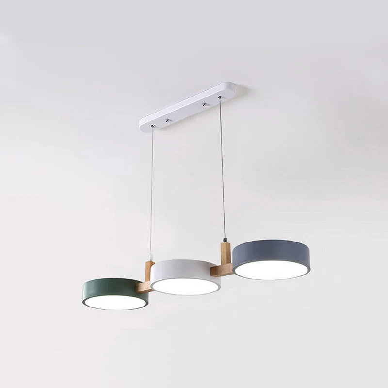 Noordse Flush Plafondlamp Met Meerdere Koppen Voor Keukens En Eetkamers
