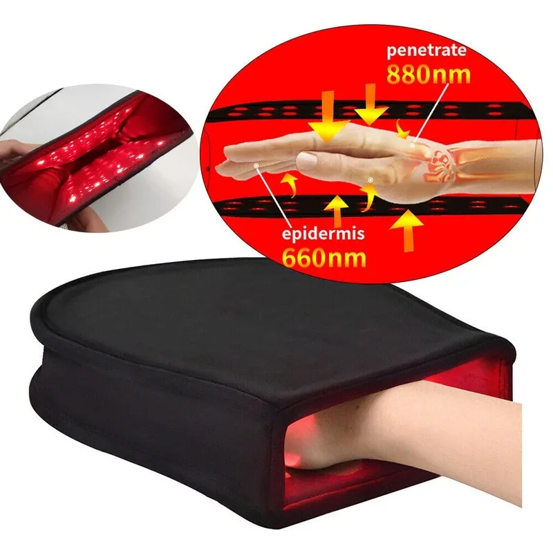 Lumera Handschoen voor Pijnverlichting in Handen en Gewrichten met Rood Licht
