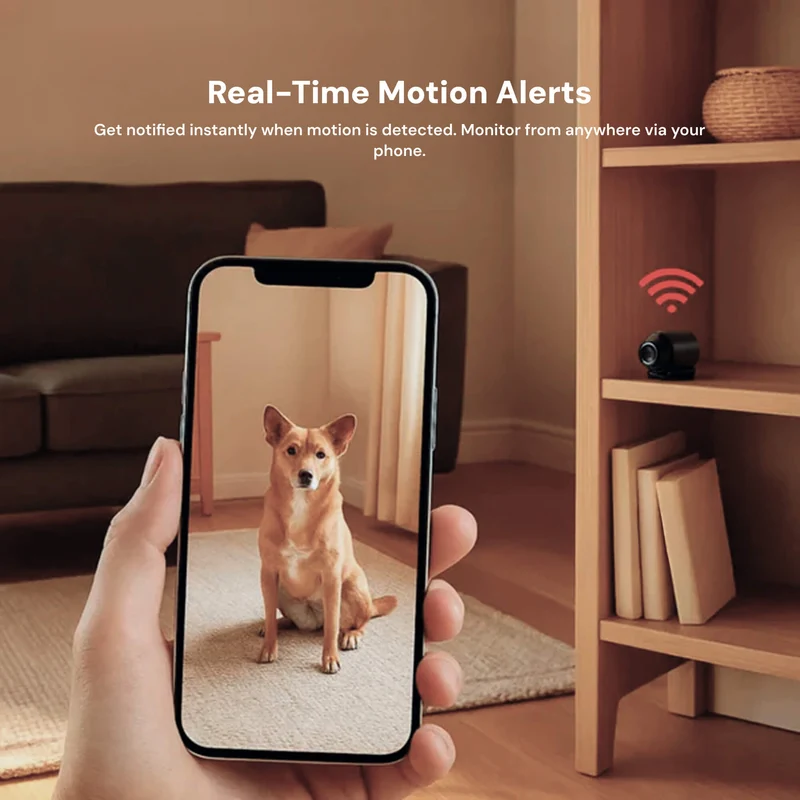 NexaGuard Draadloze Nanny Camera Met Audio Voor Thuisgebruik