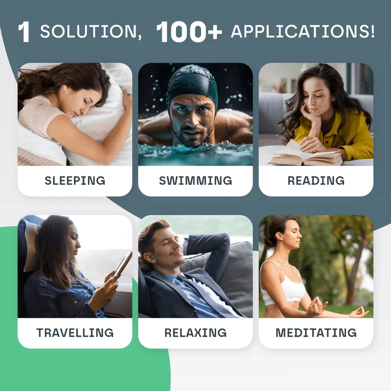 SlumberNest Oordopjes voor Slaap voor Comfort de Hele Nacht 33 dB Geluiddemping