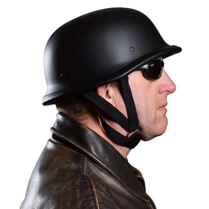 RidgeBolt Vintage Half-Face Helm ECE En DOT Gecertificeerd
