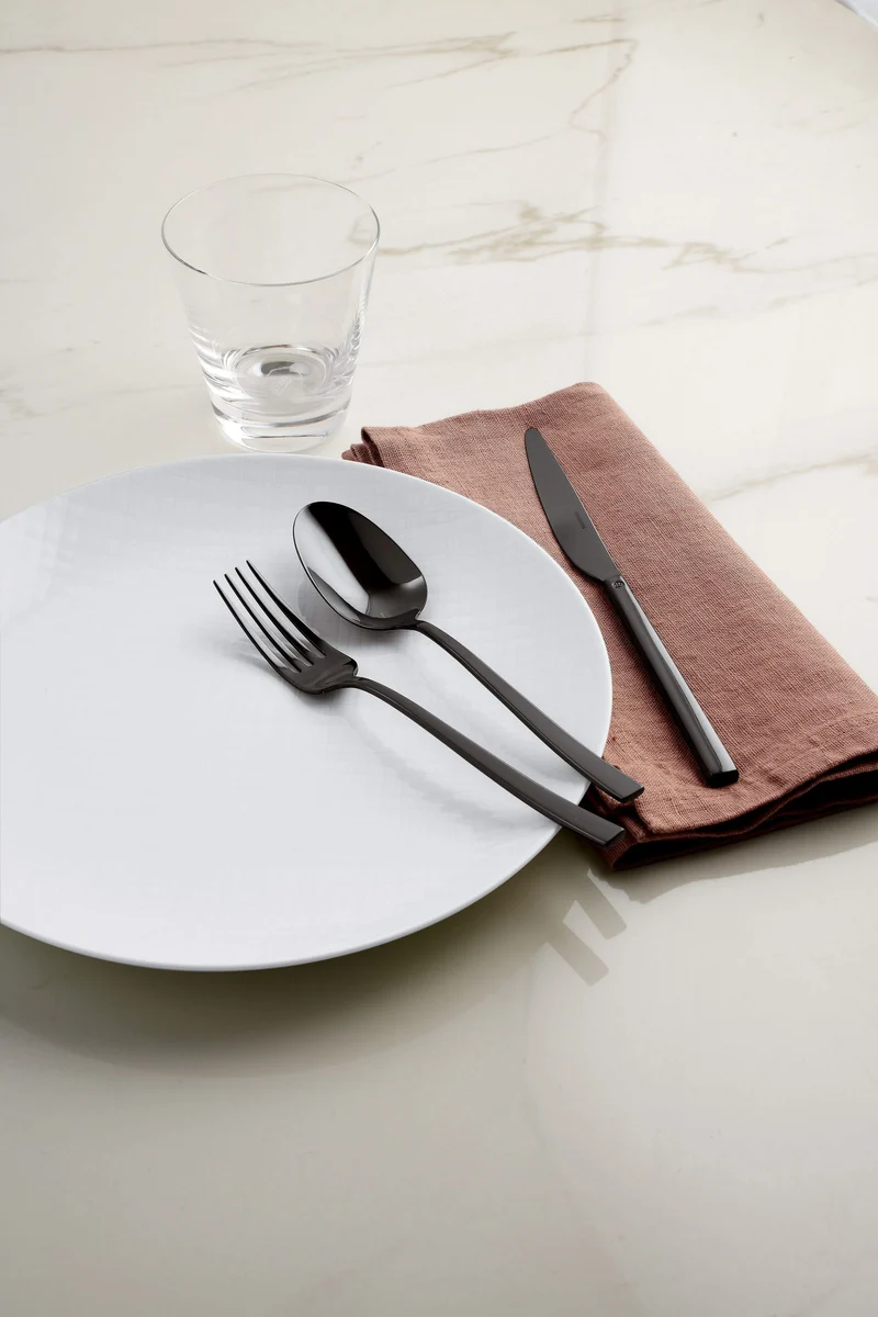 Sambonet Besteckset Rock - Schwarz - 24-teilig / 6 Personen