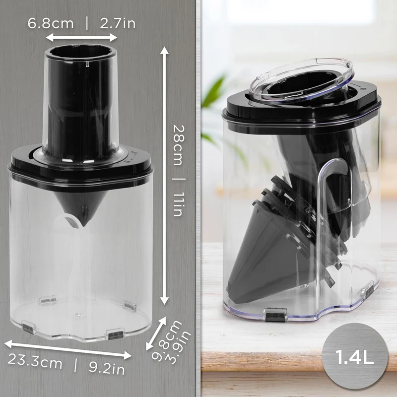 Duronic HBS35 Zubehör für elektrischen Stabmixer, Aufsatz für Pürierstab HB35B oder HB35C von Duronic, Spiralizer-Befestigung mit 3 Kegeln, Nur Zubehör für Zauberstab, Nicht einzeln verwendbar