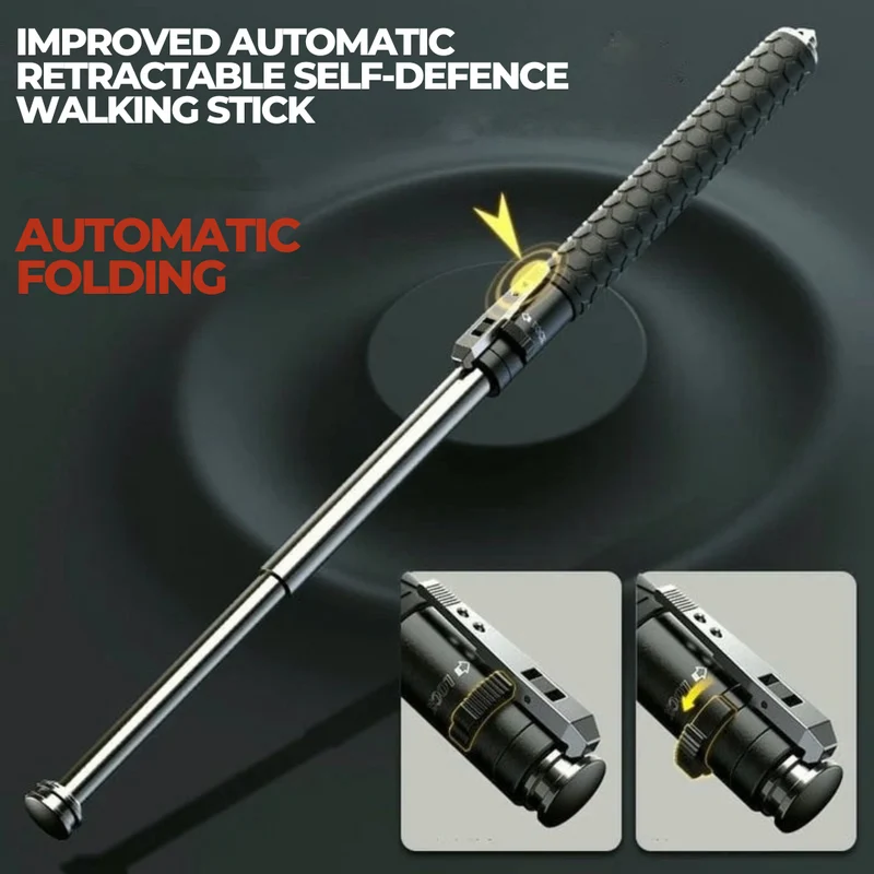 Automatische Uittrekbare Loopstok Met Antislip Grip