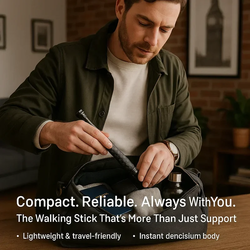 Automatische Uittrekbare Wandelstok Met Antislip Grip