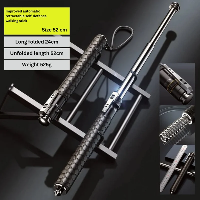 Automatische Uittrekbare Wandelstok Met Antislip Grip