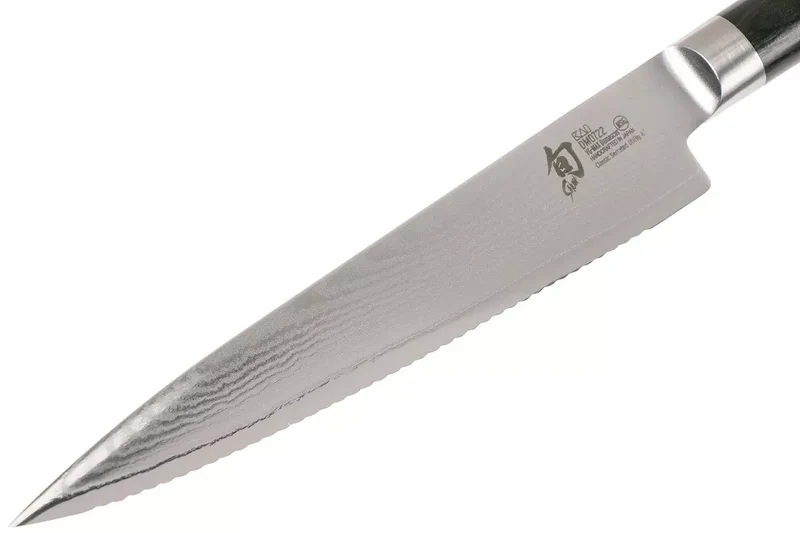 Kai Shun Classic Tomatenmesser - 32-lagiger Damaststahl - 15 cm - DM-0722
