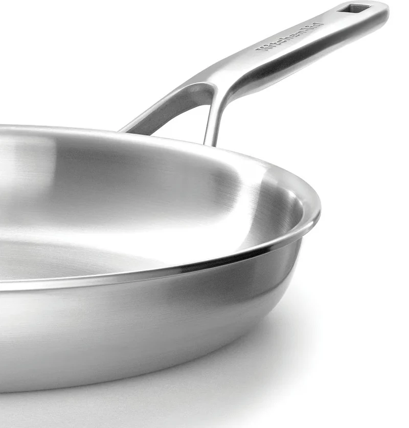 KitchenAid Bratpfannenset - Multi-Ply Edelstahl - ø 24 und 28 cm - ohne Antihaftbeschichtung