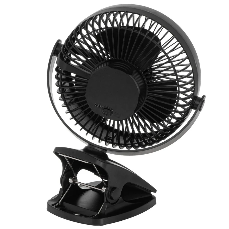 Adler AD 7342 black Akku-Ventilator mit Clip