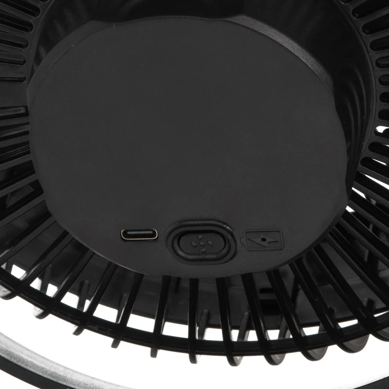 Adler AD 7342 black Akku-Ventilator mit Clip