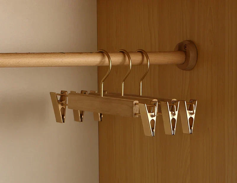 Aurora Brede Schouder Houten Kledinghangers – Premium Kamferhout Pak- & Mantelorganizer (Set van 2)