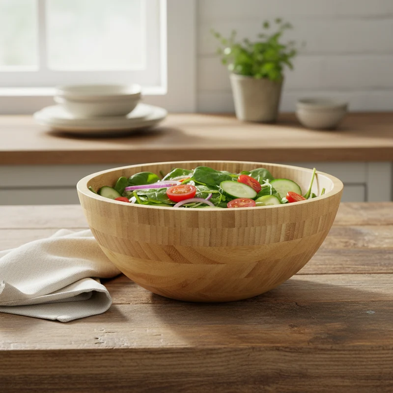Cookinglife Salatschüssel - Bambus - ø 28 cm