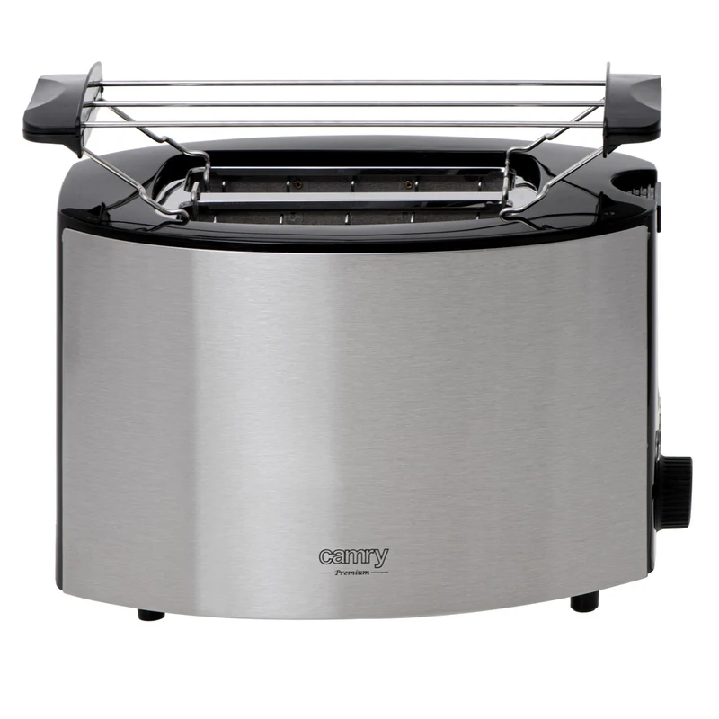 Camry CR 3215 Toaster Edelstahl mit Brötschenaufsatz LED Funktion