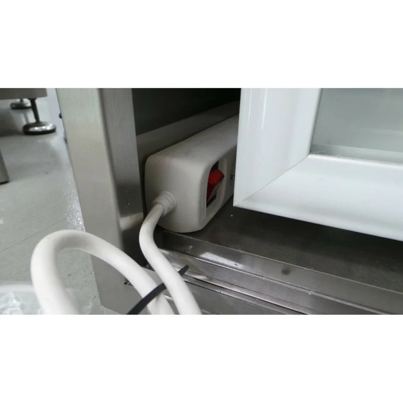 Scancoo Speiseausgabestation fahrbar Theke Speisestation mit Kühlschrank