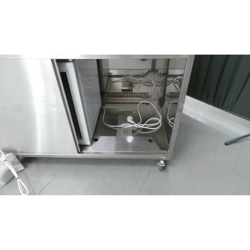 Scancoo Speiseausgabestation fahrbar Theke Speisestation mit Kühlschrank