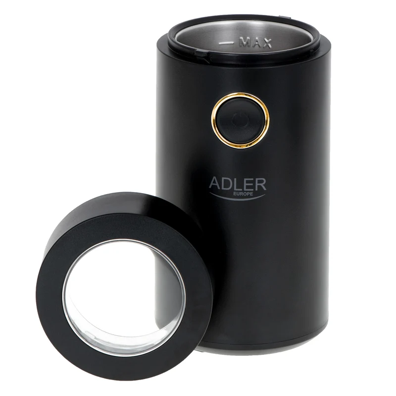 Adler AD 4446bg Kaffeemühle schwarz/gold bis 75g