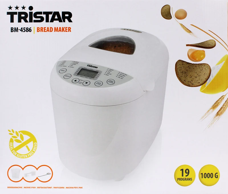 Tristar BM- 4586 Brotbackautomat 1000g - 19 Programme