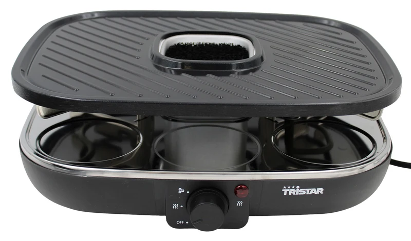 Tristar RA-2760 Raclette mit aktiver Belüftung Schwarz 1100 W
