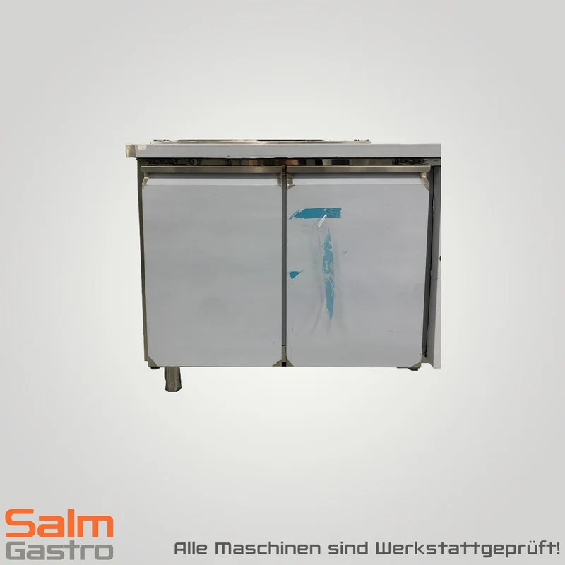 Morgan Kühltisch Saladette mit Glasaufsatz 2 türig 230 V steckerfertig umluftgekühlt gebraucht