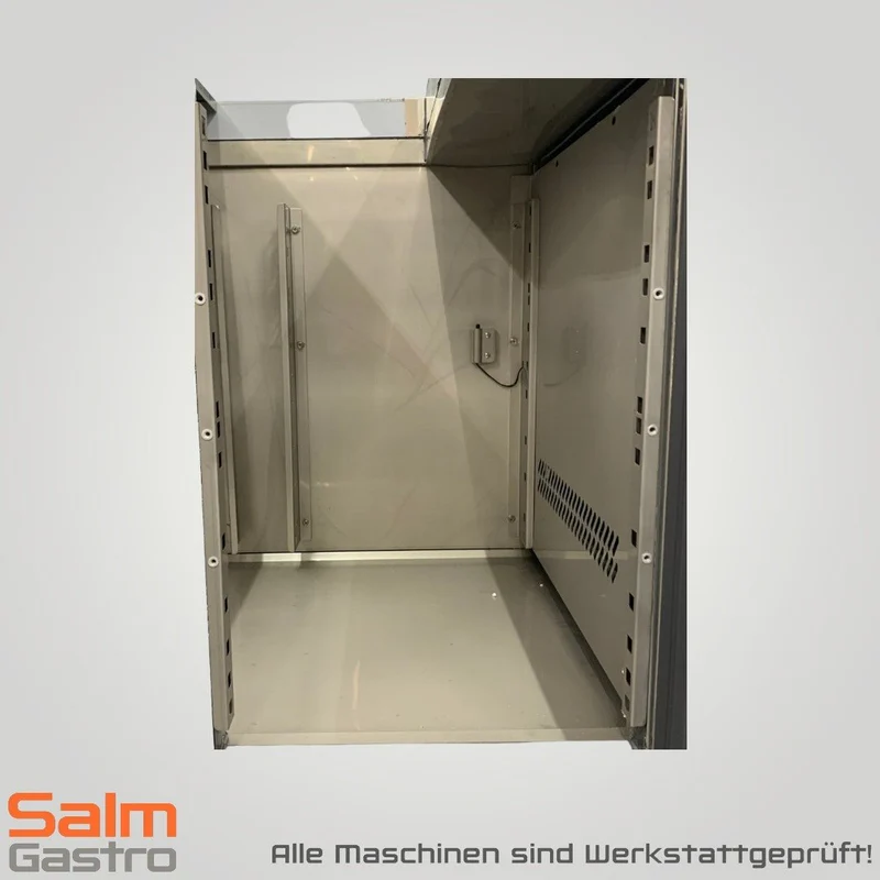 Morgan Kühltisch Saladette mit Glasaufsatz 2 türig 230 V steckerfertig umluftgekühlt gebraucht