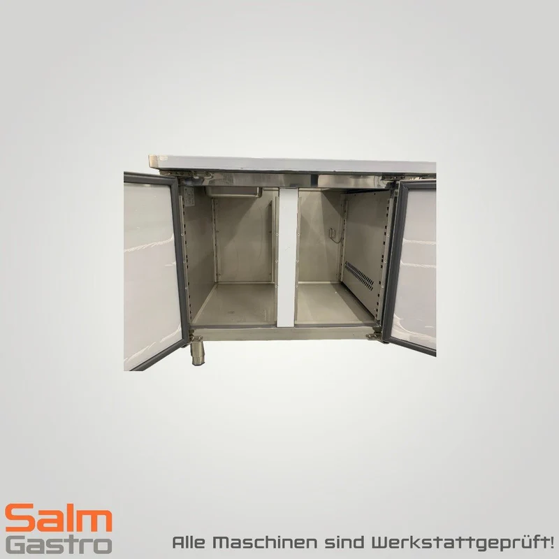 Morgan Kühltisch Saladette mit Glasaufsatz 2 türig 230 V steckerfertig umluftgekühlt gebraucht