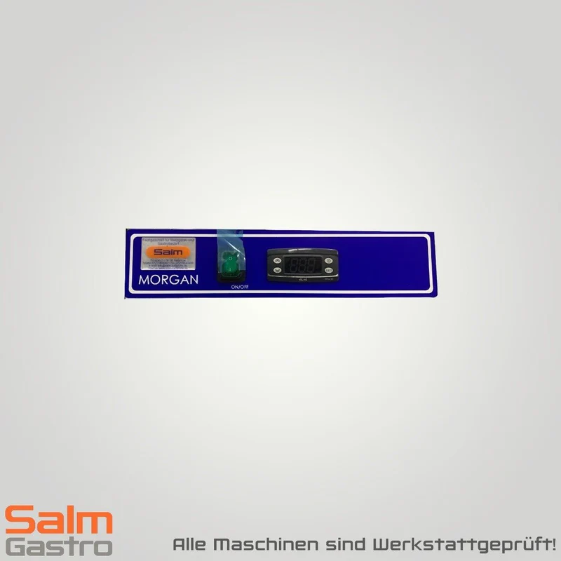 Morgan Kühltisch Saladette mit Glasaufsatz 2 türig 230 V steckerfertig umluftgekühlt gebraucht