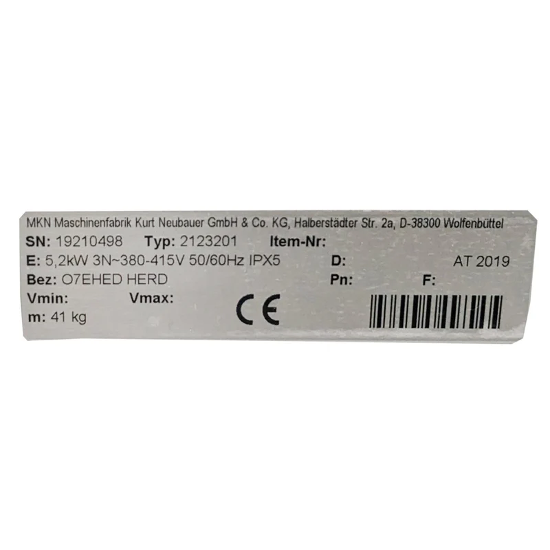 MKN Elektro-Herd 2 Platten OPTIMA 700 gebraucht