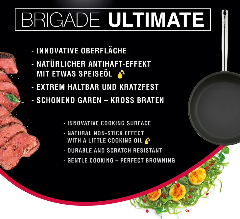 Servierpfanne XL BRIGADE ULTIMATE 28 cm