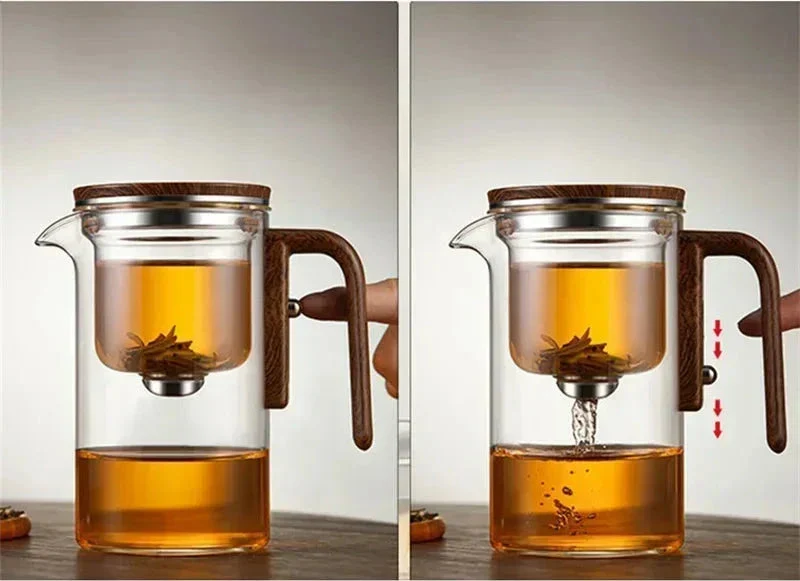 TeaFlow – Stijlvolle Theepot met eenvoudige magnetische waterregeling