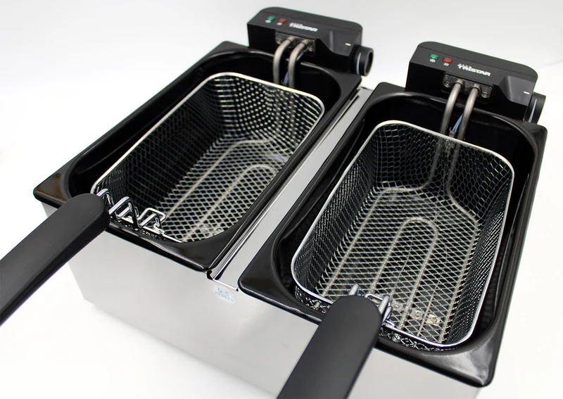 Tristar FR-9342 Doppel-Fritteuse 2 X 3L 1800W