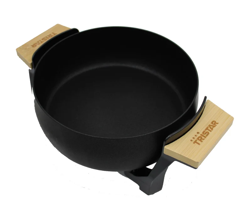 Tristar FO-1108 Bambus-Fondue 1,5l, 8 Pers.