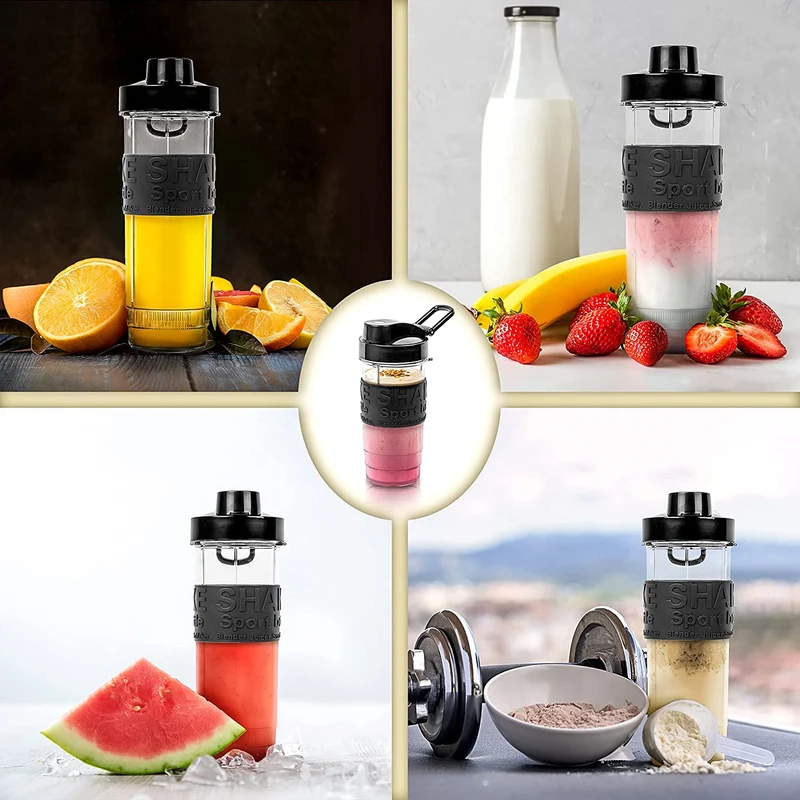Duronic BB5 Trinkflasche für Standmixer | 570 ml Inhalt | BPA Frei | Passend zu BL510 Mixer für Smoothies und Shakes | Proteinshake, Fitness Drink, Babynahrung
