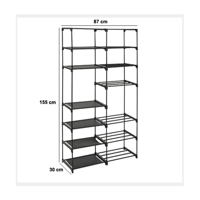 Modulair schoenenrek 8 etages voor 32 paar Five®